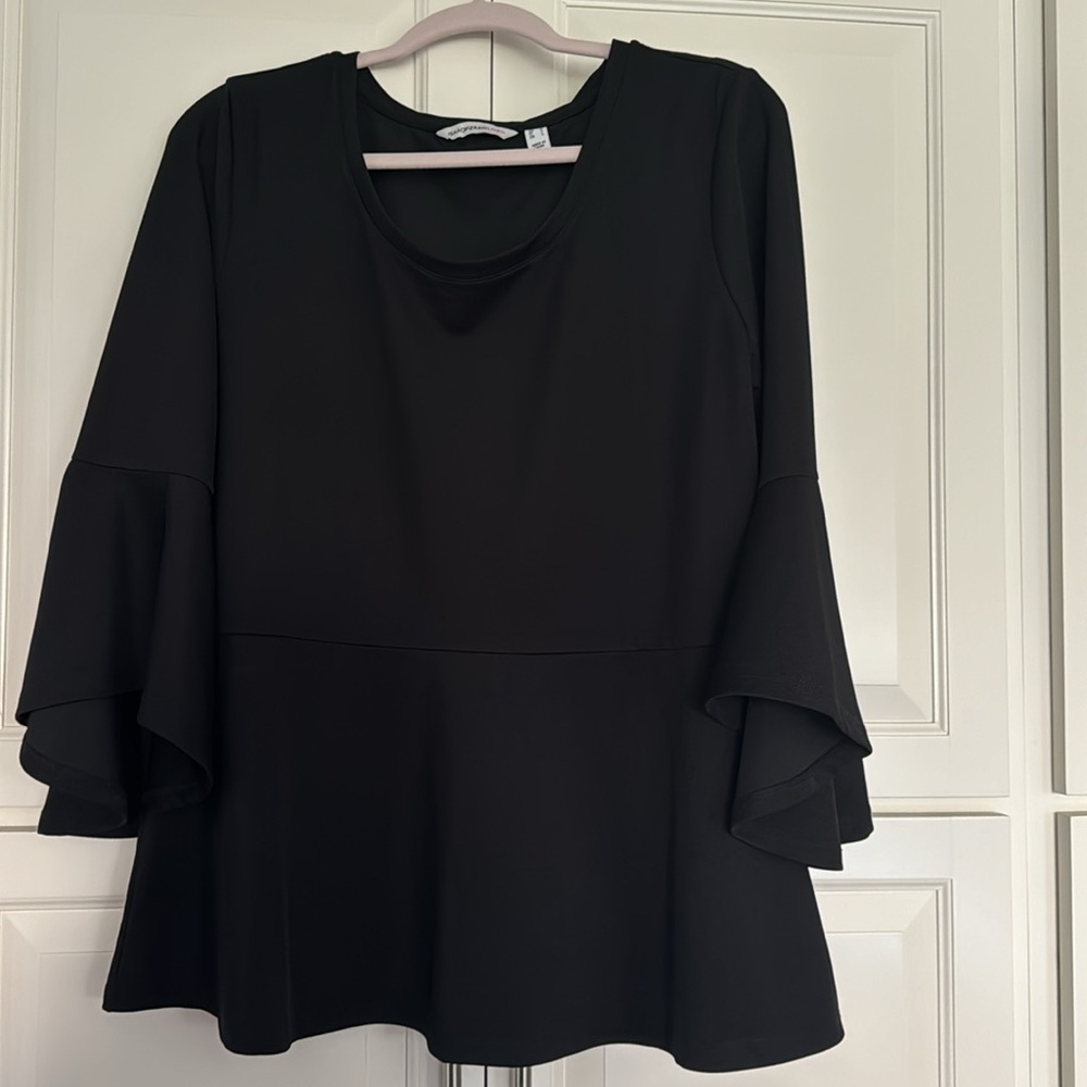 Isaac Mizrahi  Women’s Casual Top with Wing Sleeves